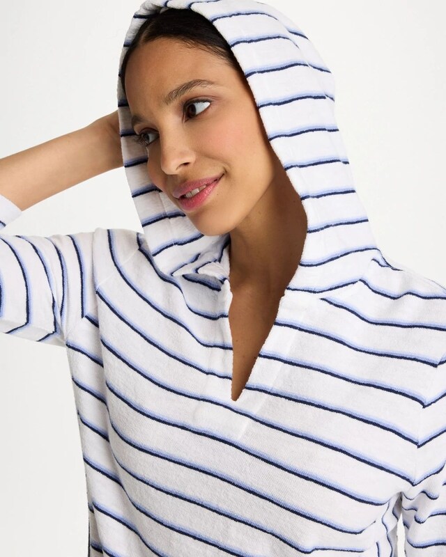 Zenergy Jersey Ombre Striped Pullover - image 4